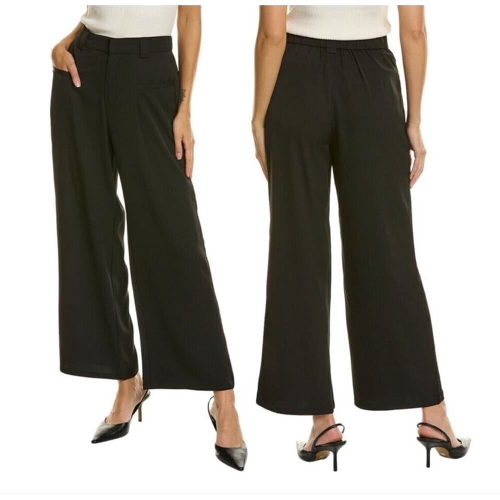 Area Stars NWT Layla wide leg high waisted pants Black ASDJF2394GB Nordstrom L